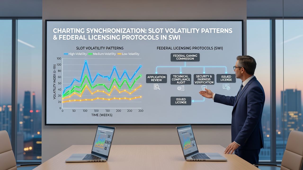 Data visualization of slot volatility patterns synchronized with Swiss federal licensing dashboards